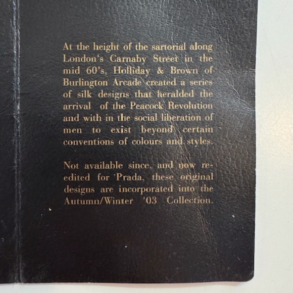 2003 PRADA Bag Wristlet with Limited Edition Print (Holliday & Brown LONDON) - Picture 8 of 16